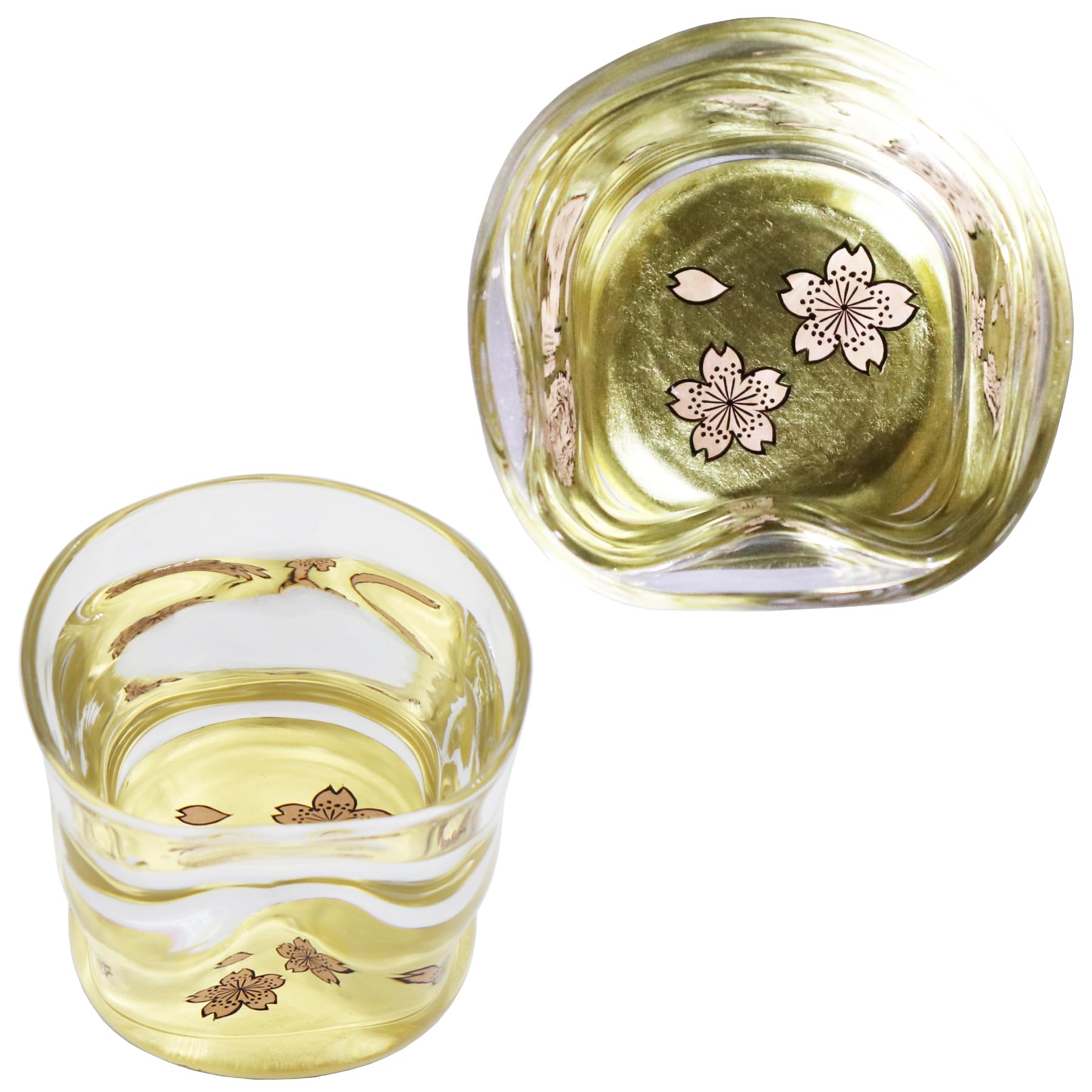 Amazon.co.jp: Kasyou Studio 華正工房 桜 ひねり型 盃 お猪口 華正